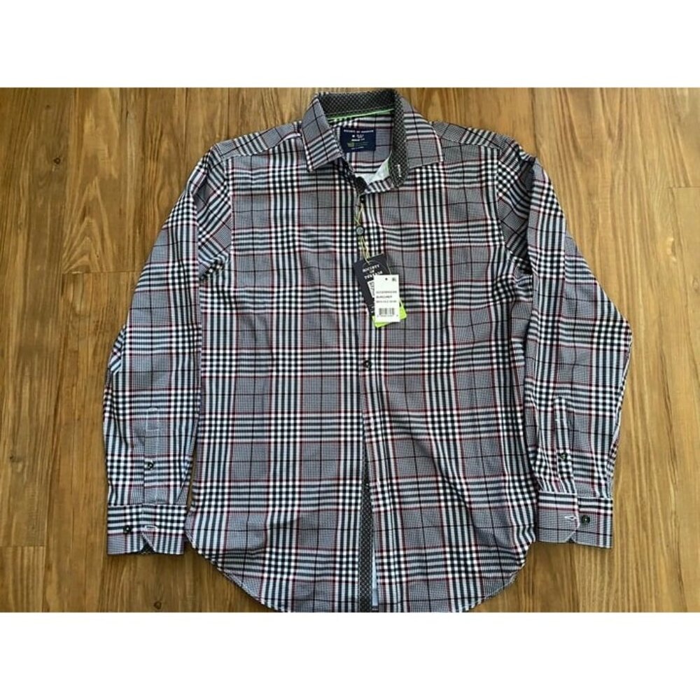 Society of Threads M 15-15.5 33/34 Regular Fit Button Up Shirt
